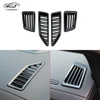 for ford ranger t6 t7 t8 everest endeavour 2015 2020 4pcs carbon fiber color air conditioning dashboard vent cover accessories