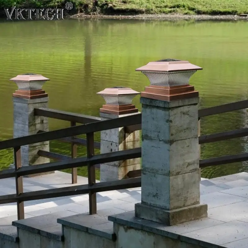 Светодиодный светильник на солнечной энергии наружный садовый забор освещение