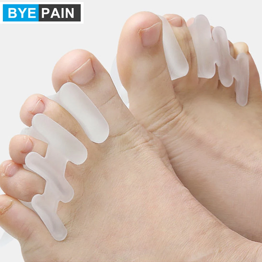 

1Pair Multifunctional Hallux Valgus Foot Toes Separator Gel Toe Bunion Corrector Shield Orthopedic Braces