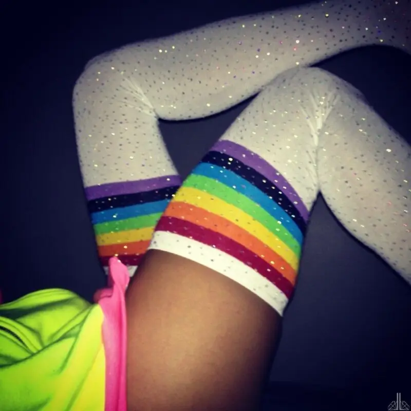 1 пара, чулки в полоску для девочек, корейские японские гетры Лолита, Повседневные Гольфы до бедра, женские длинные носки