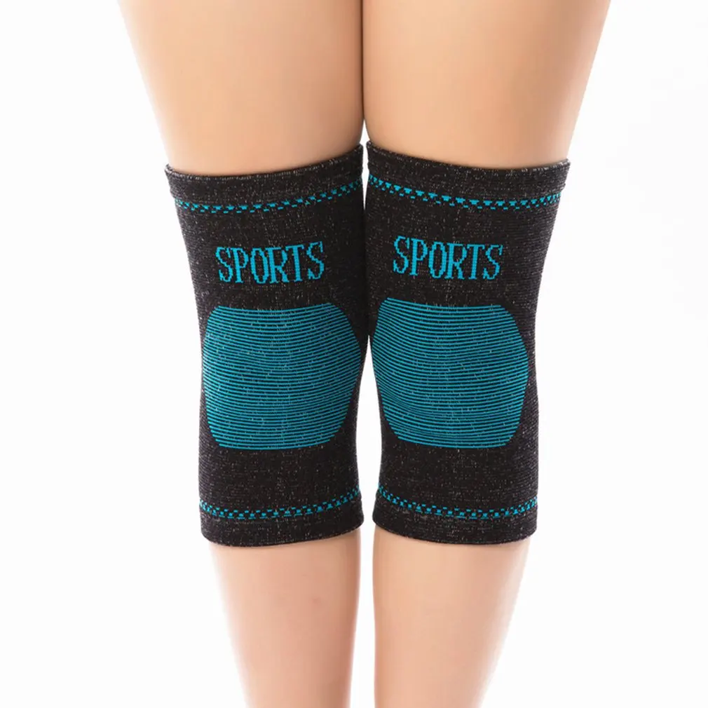 Эластичный наколенник для йоги коньков танцев дышащего бадминтона теплый