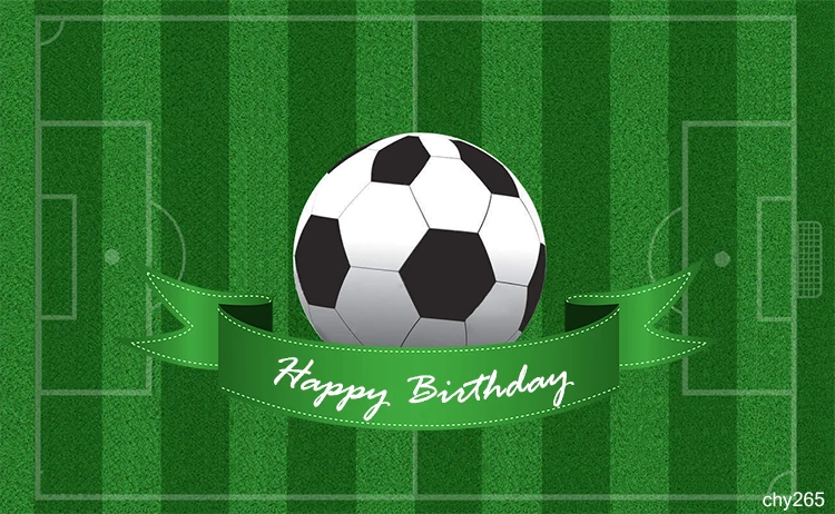 LEVOO Photography Background Football Green Court Birthday Boy Photobooth Photo Studio Shoot Prop | Электроника