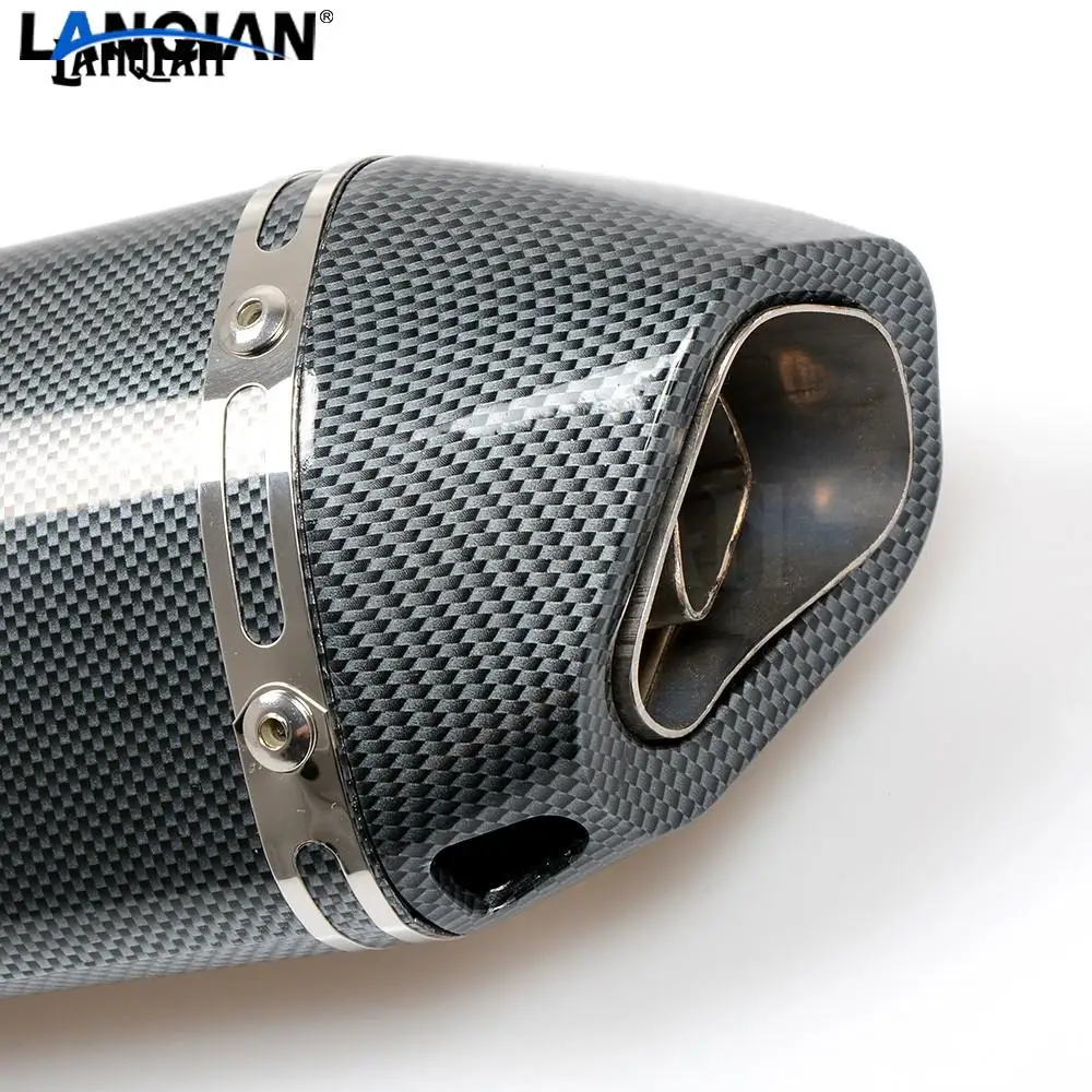 Универсальный модифицированный глушитель выхлопной трубы мотоцикла 36-51 мм для