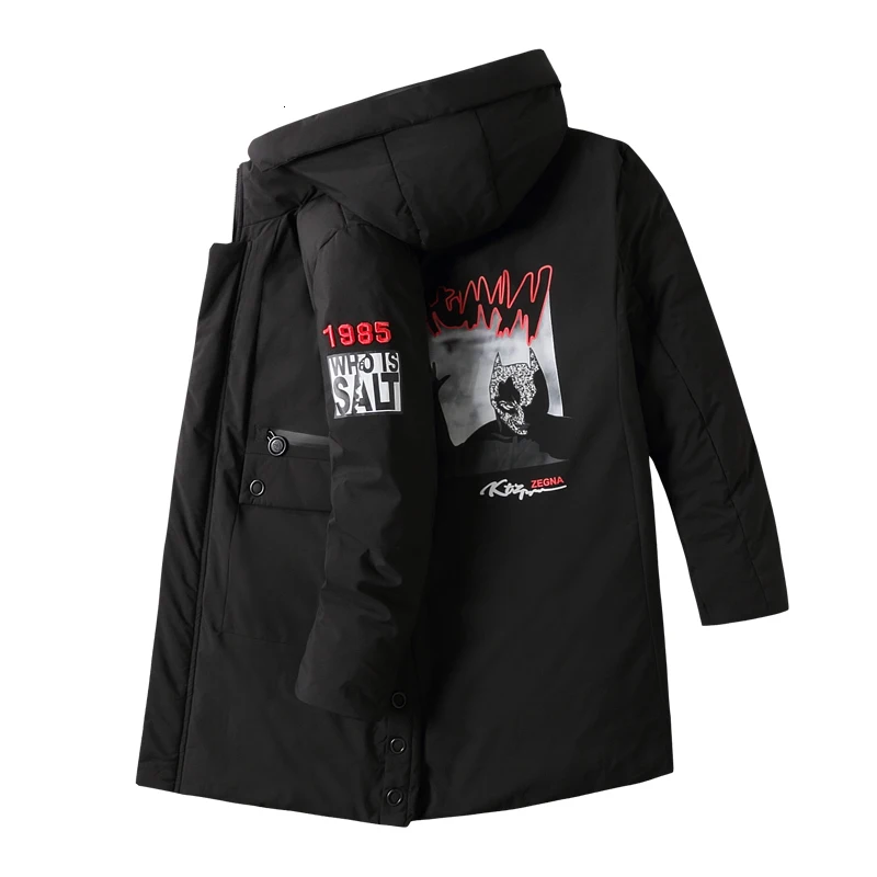 Новинка мужская длинная пуховая куртка большого размера размеры 8xl 7xl брендовая