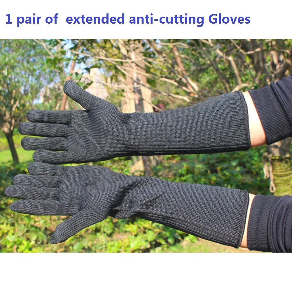 

1 pair Anti-cutting Gloves Cut Proof Stab Resistant Stainless Steel Metal Mesh