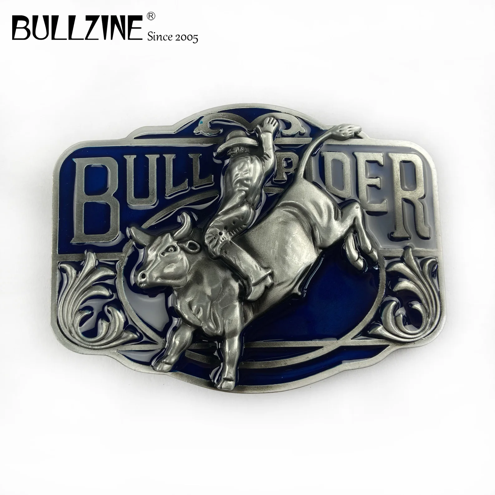 Bullzine цинковый сплав Ретро Западный бык пряжка на ремешке Пряжка для ремней rodeo