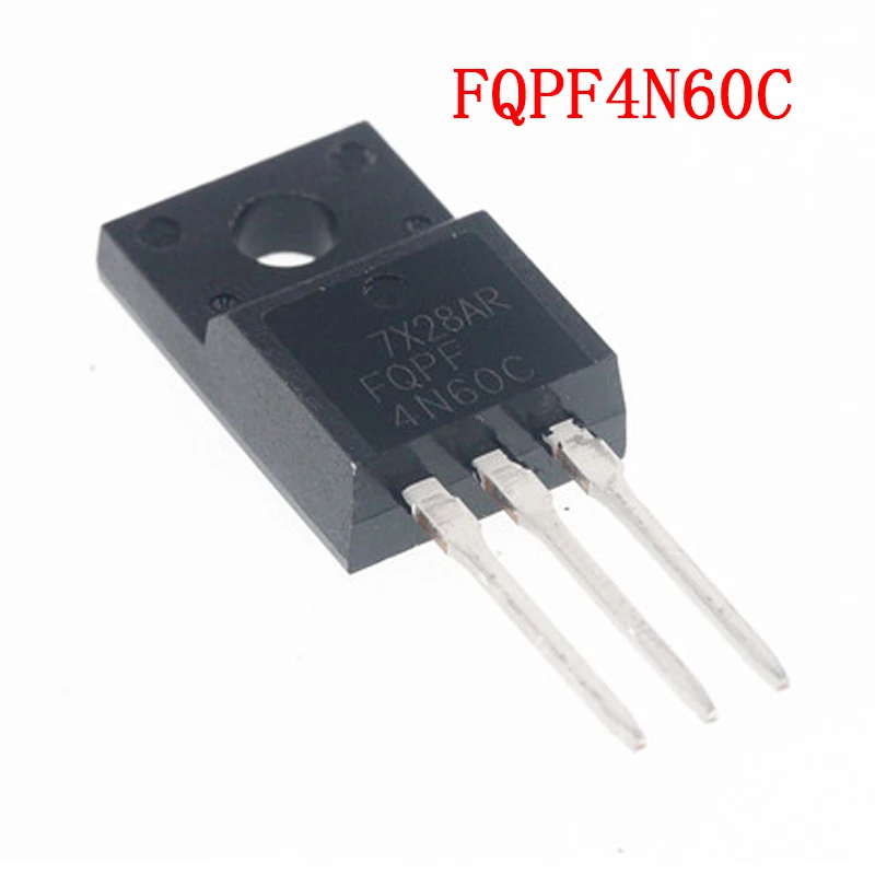 10 шт./лот FQPF4N60C 4N60C FQPF4N60 TO 220F MOSFET 600V N Channel новый оригинальный|integrated circuit|circuit integre |