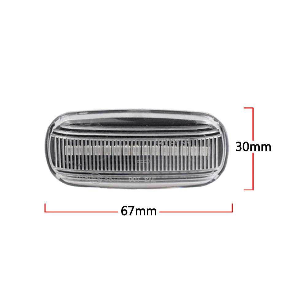 

2pcs Turn Signal Lamp LED For Audi A3 S3 8P A4 S4 RS4 B6 B7 A6 S6 RS6 C6 05-08 Light Car Dynamic Side Marker Blinker