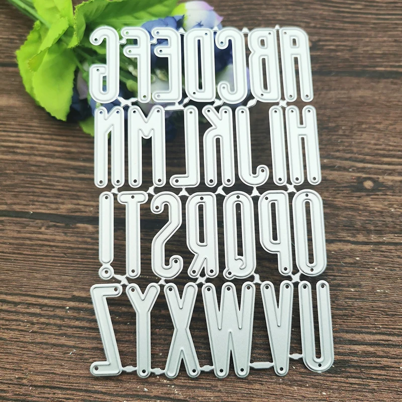 

AOKEDIY Big letter Metal Cutting Dies Stencils For DIY Scrapbooking Decorative Embossing Handcraft Template