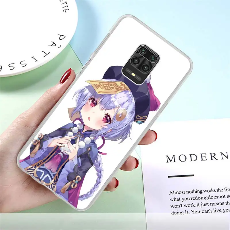 

Genshin Impact Ganyu Qiqi Phone Case for Xiaomi Redmi Note 9S 8T 8 Pro 9 7 9A 8A 7A K40 K30 10 Pro Hard PC Back Cover Fundas