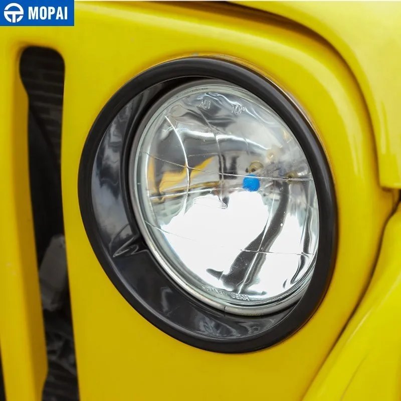Колпаки для передних фар MOPAI из АБС пластика Jeep Wrangler TJ аксессуары автомобиля