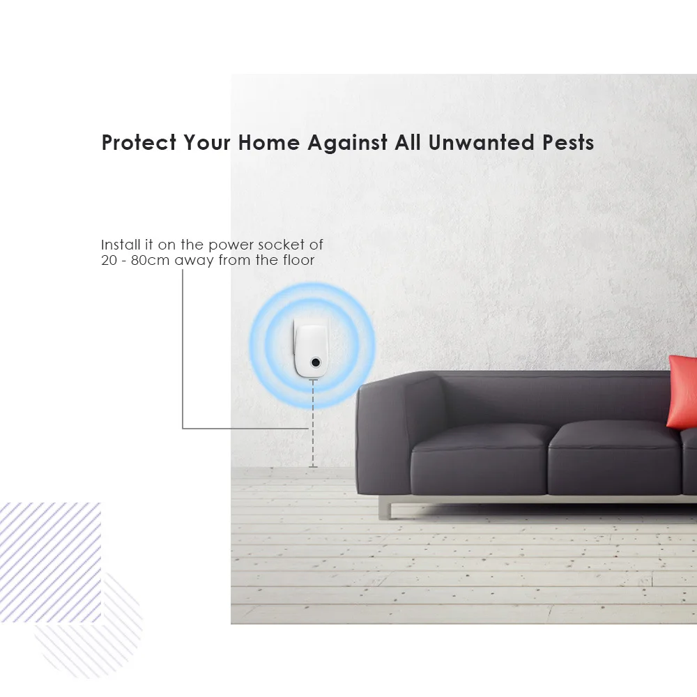 Электронный Отпугиватель вредителей ультразвуковой отпугиватель комаров мышь