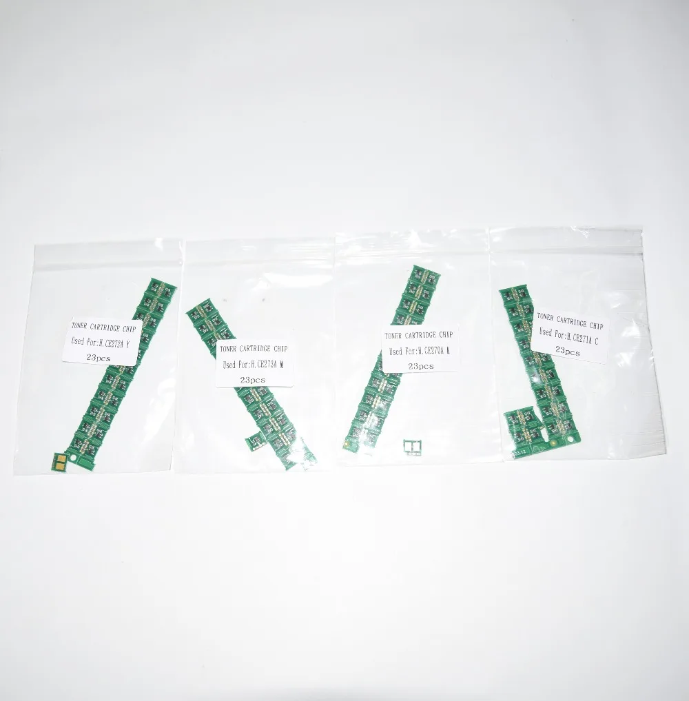 5 комплектов чип для тонера CE270A CE271A CE272A CE273A HP 650A CP5525dn 5525xh M750dn 750xh 5525 барабана |