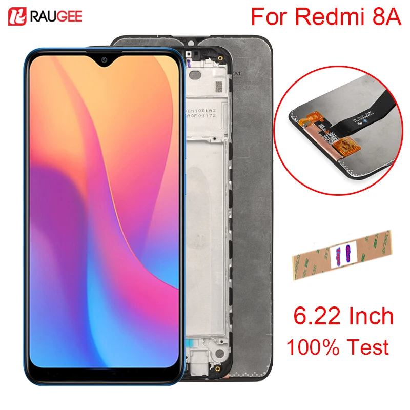 

ЖК-дисплей для Xiaomi Redmi 8A, сенсорный экран с дигитайзером, Замена сенсорного экрана для Xiaomi Redmi8A, экран с рамкой