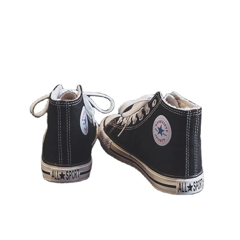 

Fashion Women Canvas Shoes Trend Platform Shoes New Comfortable Breathable Thick Bottom Vulcanized Shoes For Women