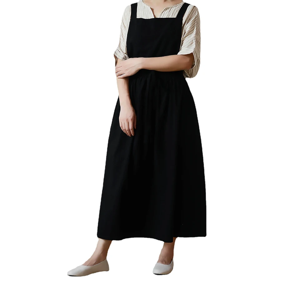 

Short Half Apron Denim Restaurant Hotel Waist Chef Bar Kitchen Cafe Server Waiter Woodworking Cook Apron Plain Delantal Overall