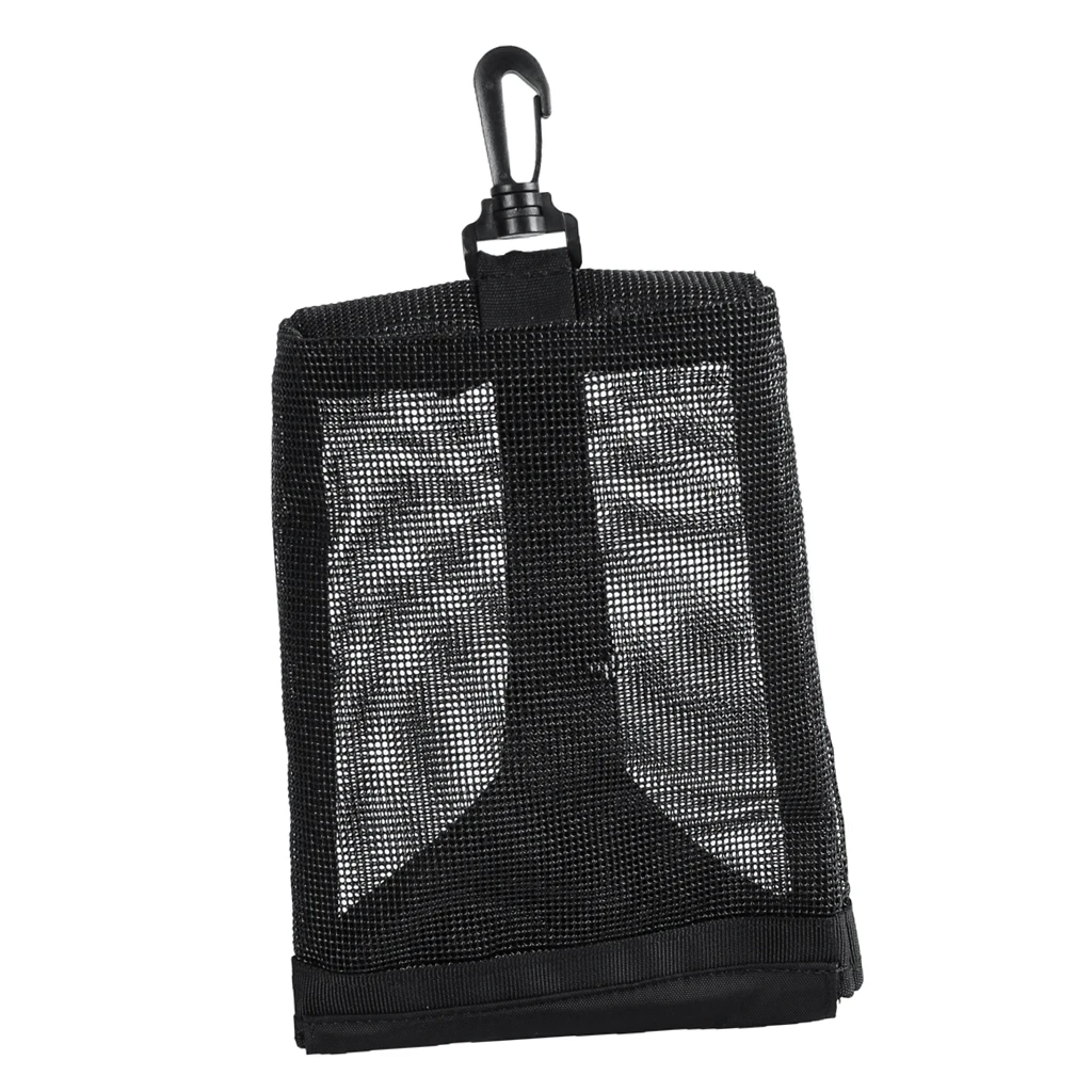 2 Pcs Scuba Diving Weight Pocket Dive Accessories Holder Mesh Pouch Organizer Bag with Clip Equipment | Спорт и развлечения