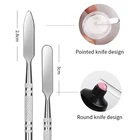 Акриловая ручка для дизайна ногтей, двусторонняя ручка для снятия акрилового УФ-геля, шпатель для снятия УФ-геля, инструмент для маникюра TSLM1