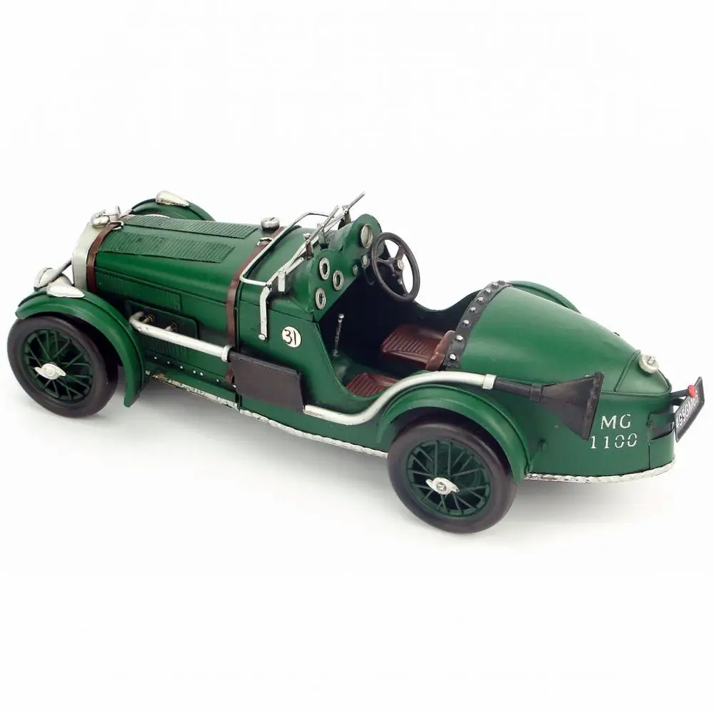 Американский Винтаж 1933 roadster предметы интерьера mg Железный винтажный автомобиль
