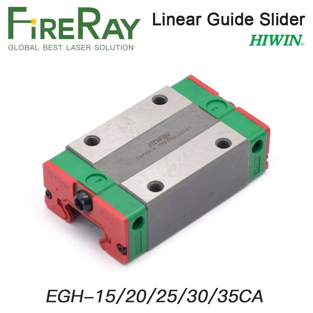 

Линейный направляющий ползунок FireRay HIWIN серии EGH EGH15CA EGH20CA EGH25CA EGH30CA EGH35CA для линейных рельсов с ЧПУ, запчасти для самостоятельной сборки