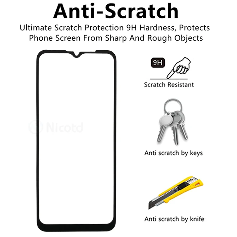 Tempered Protective Glass For Motorola Moto G10 G30 G50 G9 Plus Play Moto One Vision Action Hyper E7Plus E 2020 Screen Protector