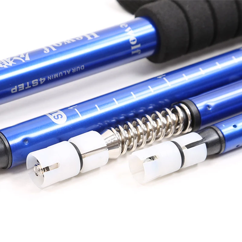 Противоударные трекинговые палки Hewolf для ходьбы из алюминиевого сплава