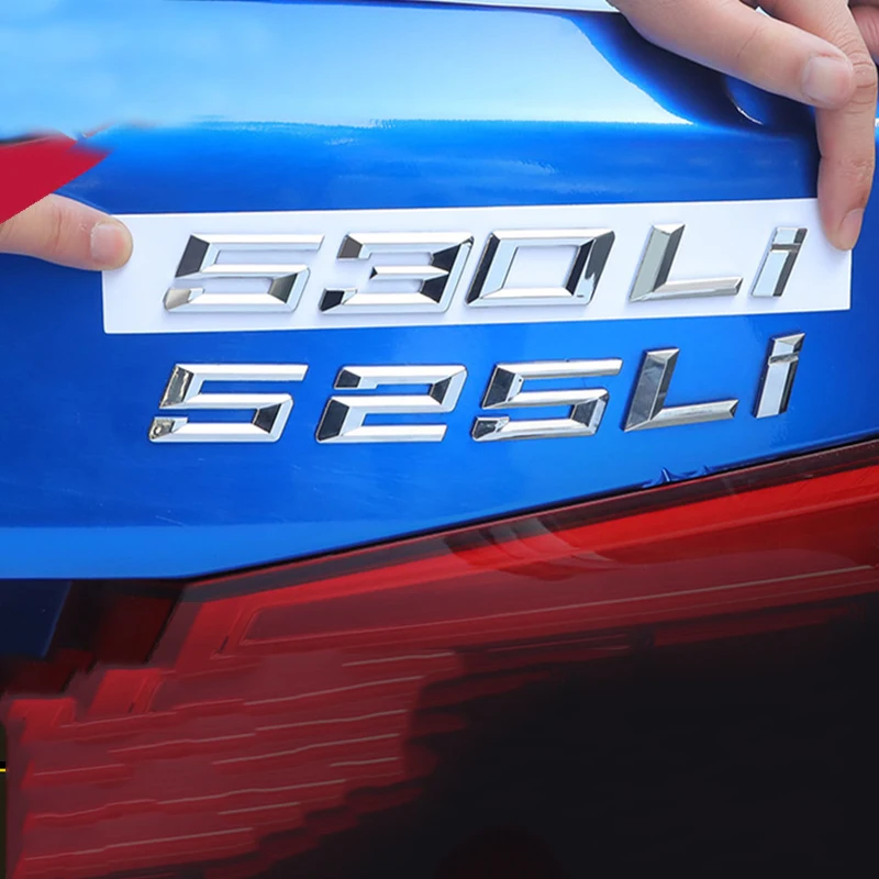 Автомобильный задний Трейл емкость логотип цифровая этикетка для BMW 5 серии 520 535