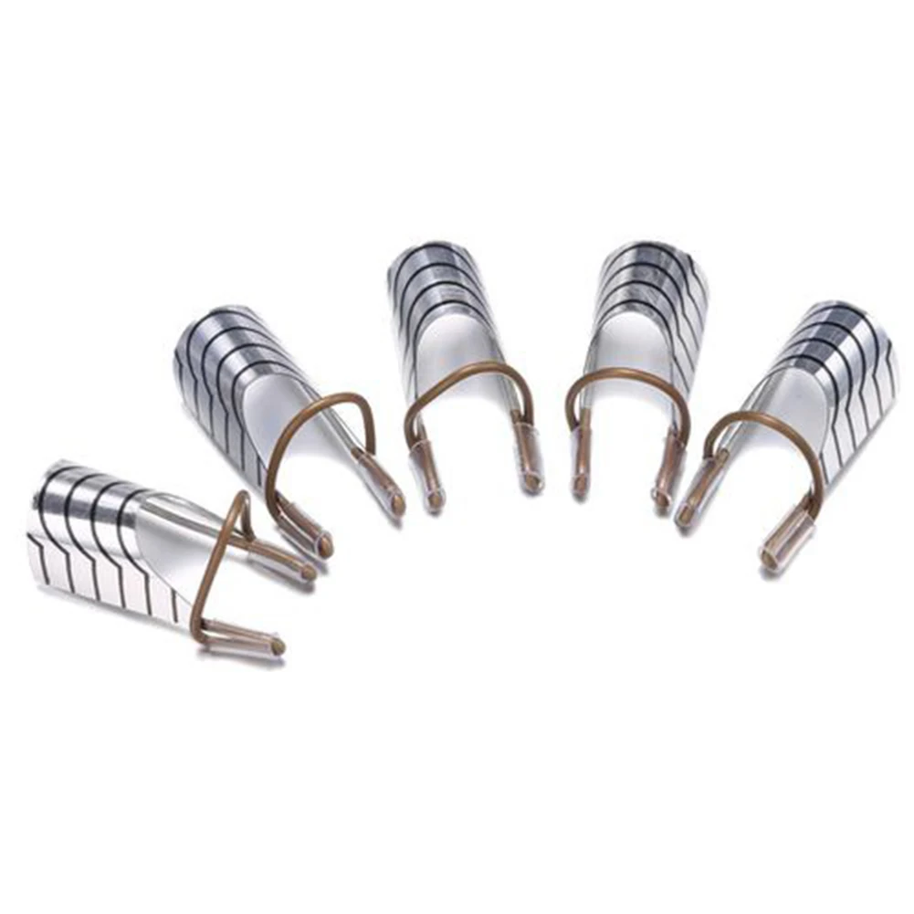 5 шт. Для женщин многоразовые УФ-гель Акриловые Советы Nail Art Extension Руководство