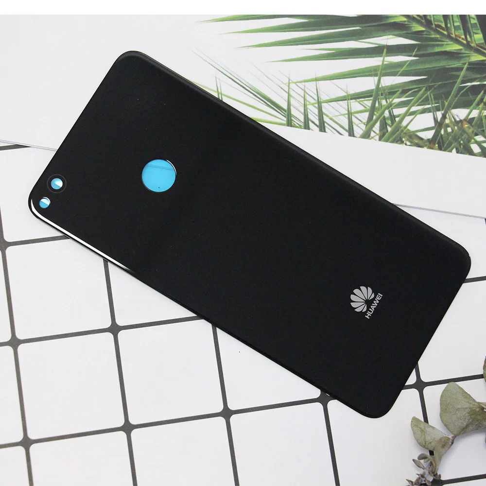 E-family 5.2" Back Cover for Huawei P8 lite / P9 lite Battery Cover Housing Door Glass with adhesive for Pra-LX1 LX3