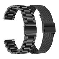 milanese stainless steel strap for xiaomi huami amazfit bip s u lite gts 2 mini gtr 47mm 42mm bracelet band 20mm 22mm watchband