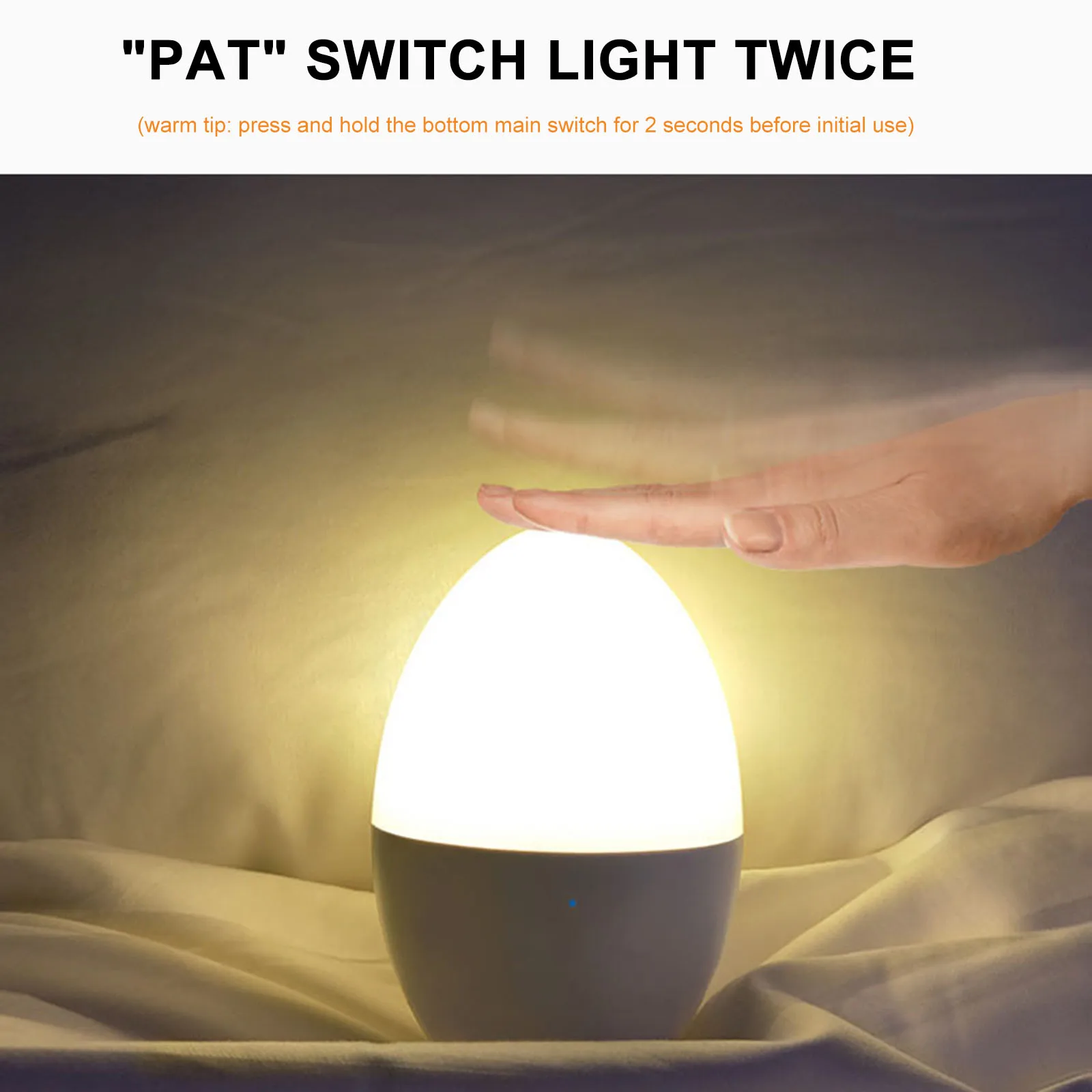 

Ночсветильник в виде яичницы-лампа для детской комнаты с сенсорным управлением светильник для кормления ребенка, ночник для спальни, Домаш...