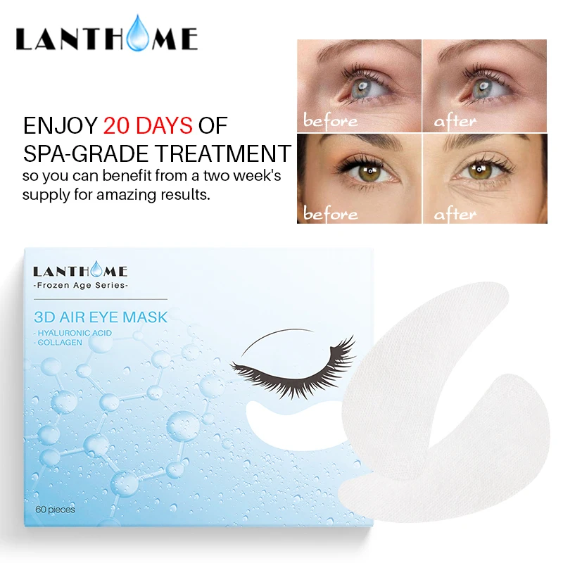 LANTHOME коллагеновая маска для глаз Антивозрастные темные круги акне косметические