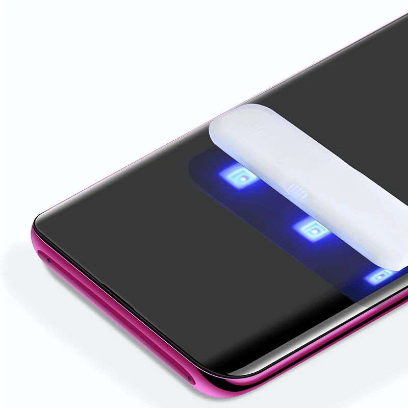 Для LG Velvet G9 Wing UV жидкая защита экрана 3D полное покрытие закаленное стекло для