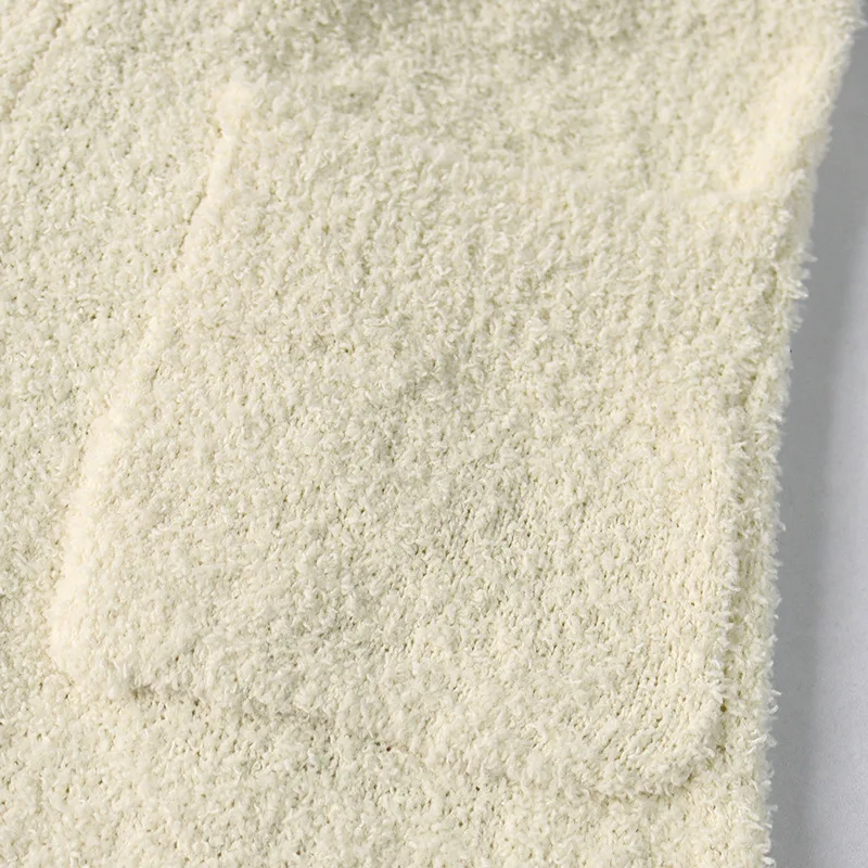 

Plush Cozy 2 Two Piece Set Long Sleeve Crop Top and Pants Home Lounge Wear Fall Winter Outfits Matching Sets