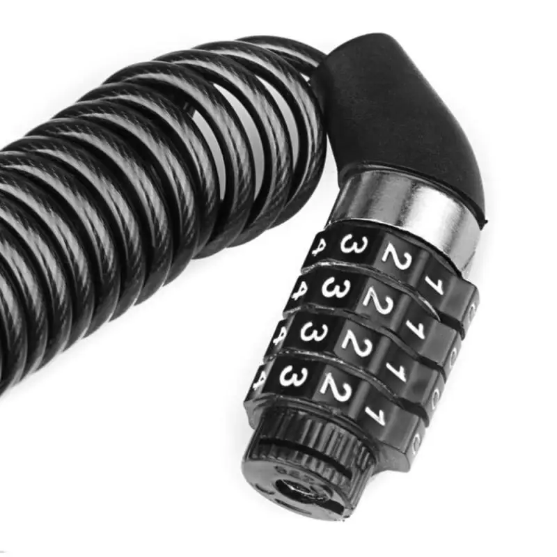 

High Quality Code Password Bike Combination Lock Cable Lock Tough Security Coded Anti-Theft Steel Wire Chain Lock