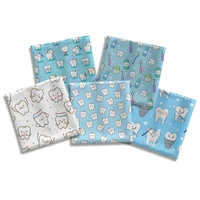 kawaii cartoon tooth peach skin velvet pillowcase for making clothing bags decor for home sofa pillow cover 50145cm