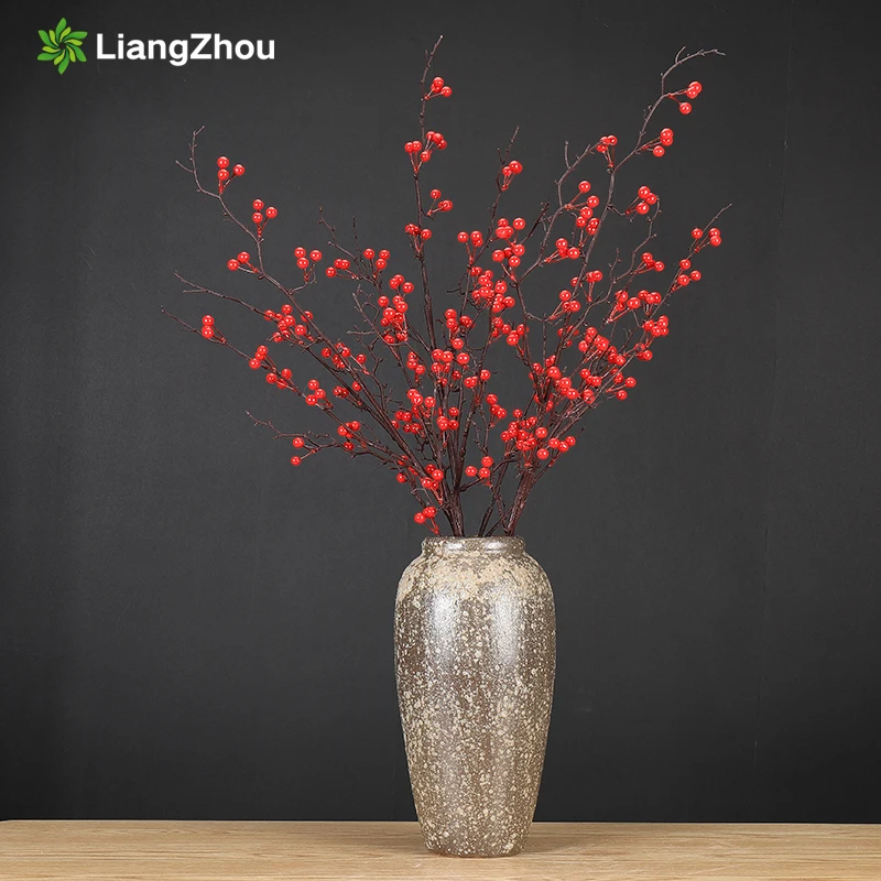 Искусственный завод Ilex Chinensis Sims пластик 5 шт. искусственные растения для гостиной