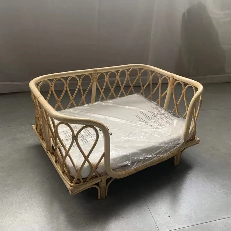 PurelyFeel Hand-woven Rattan Pet Bed Dog Sofa Chair Cat Princess | Мебель