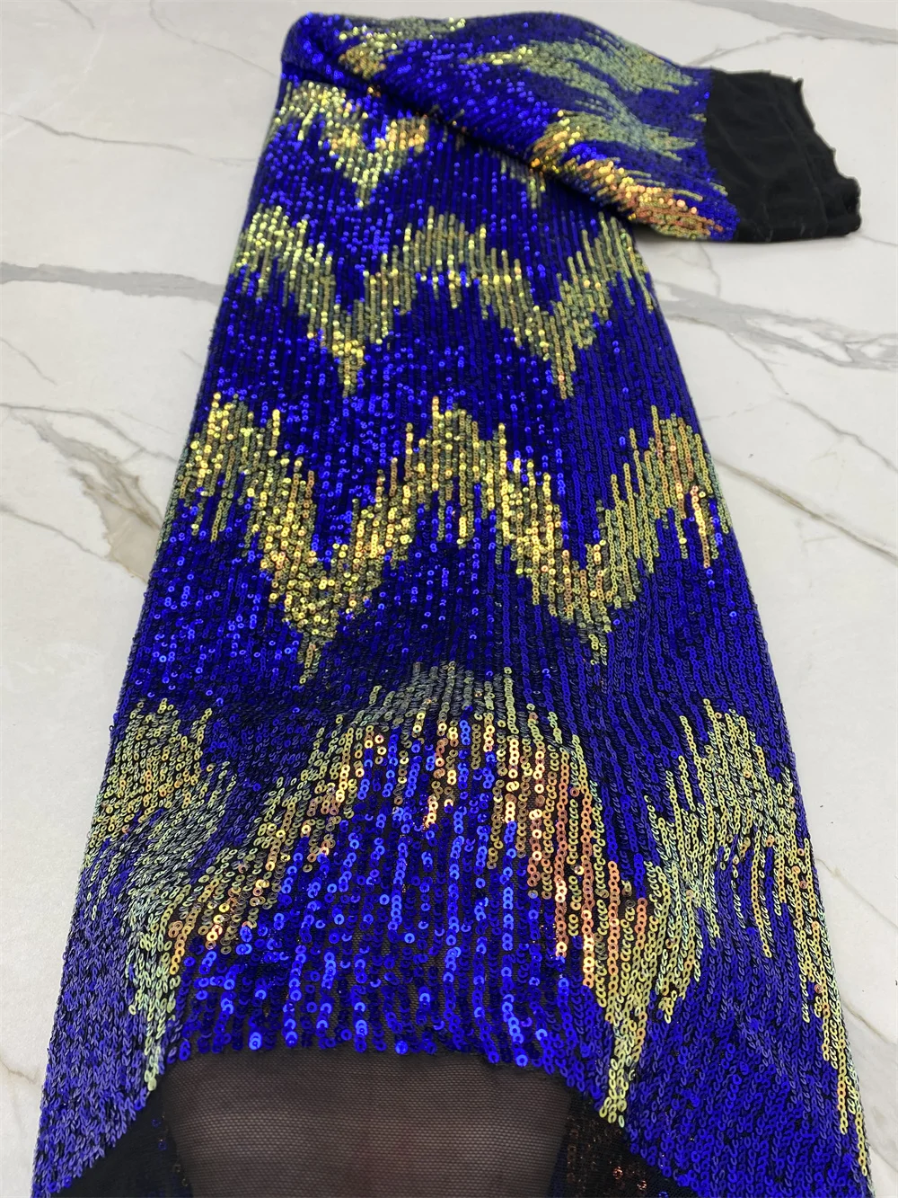 

NI.AI кружева с блестками тюль сетка африканская кружевная ткань Роскошная французская нигерийская чистая кружевная ткань Высокое качество ...