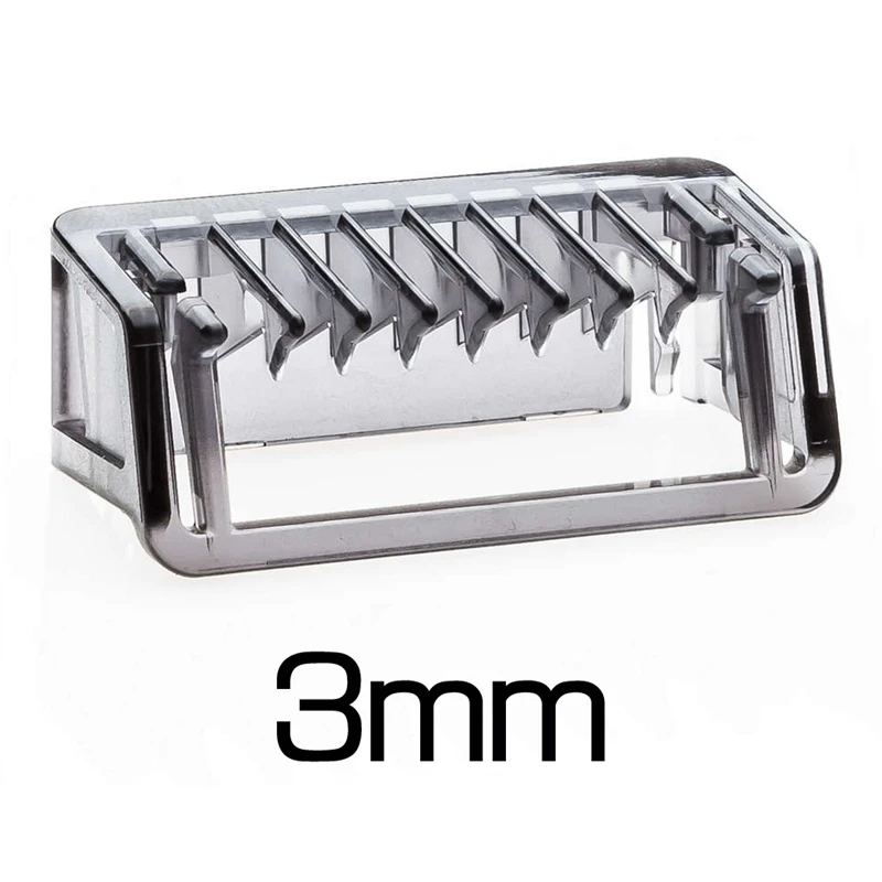 

2Pcs 3 mm Guide Comb for OneBlade Trimmer Clipper Grooming Barber Cutting Guide Comb Facial Shaving Home Use