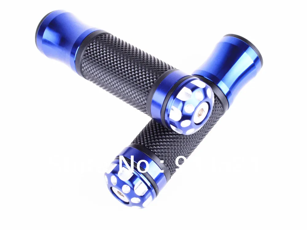 1 пара синие мотоцикла Dirt Bike ATV 7/8 &quotРуль резиновый гелевый кожаный чехол-бампер с