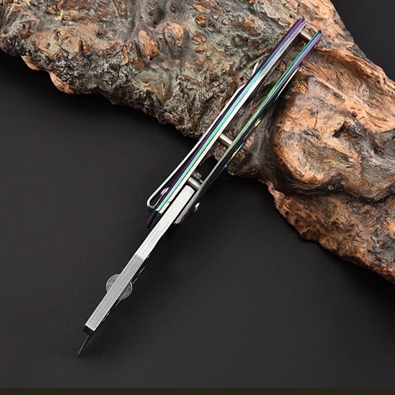

Stainless Steel Art Knife, Paper Paper Cutting Knives Unpacking Knife Household Portable Tool Mini Outdoor Self-defense Knife
