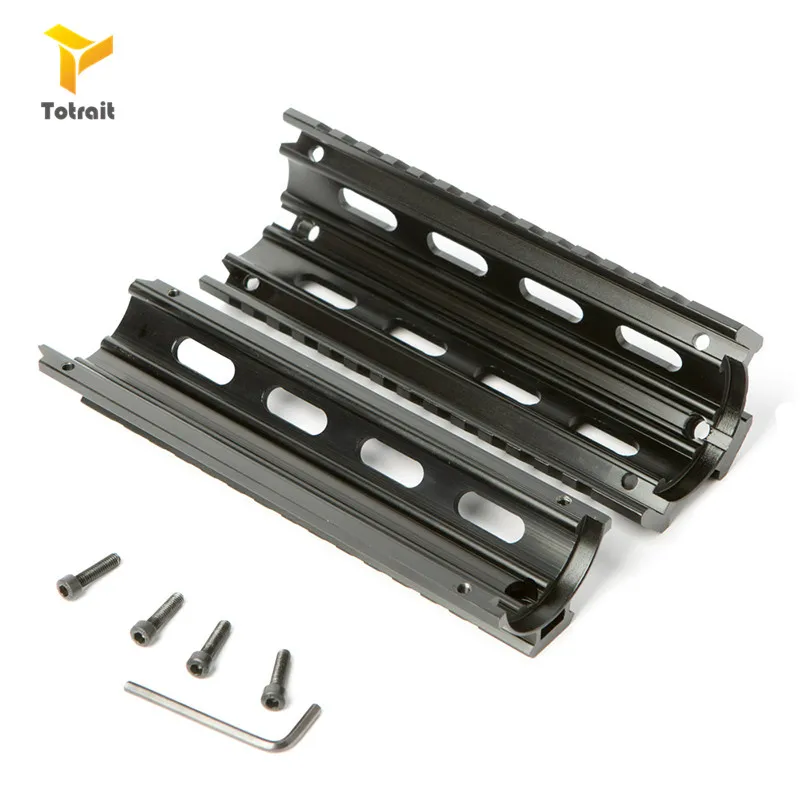 TOtrait 6 7 дюймов AR15 M4 карабин ручной страйкбол AR-15 RIS drop-in Quad Rail Mount Тактический