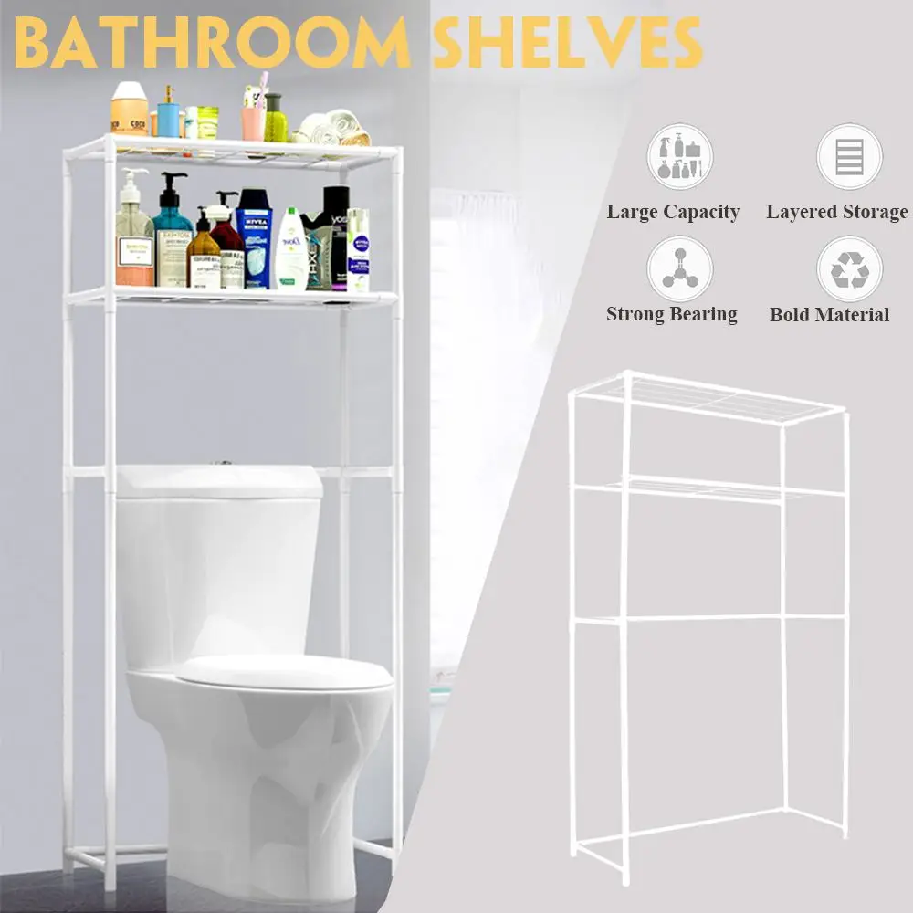 3 уровня над ванной стеллаж для хранения Твердый антикоррозийный нескользящий