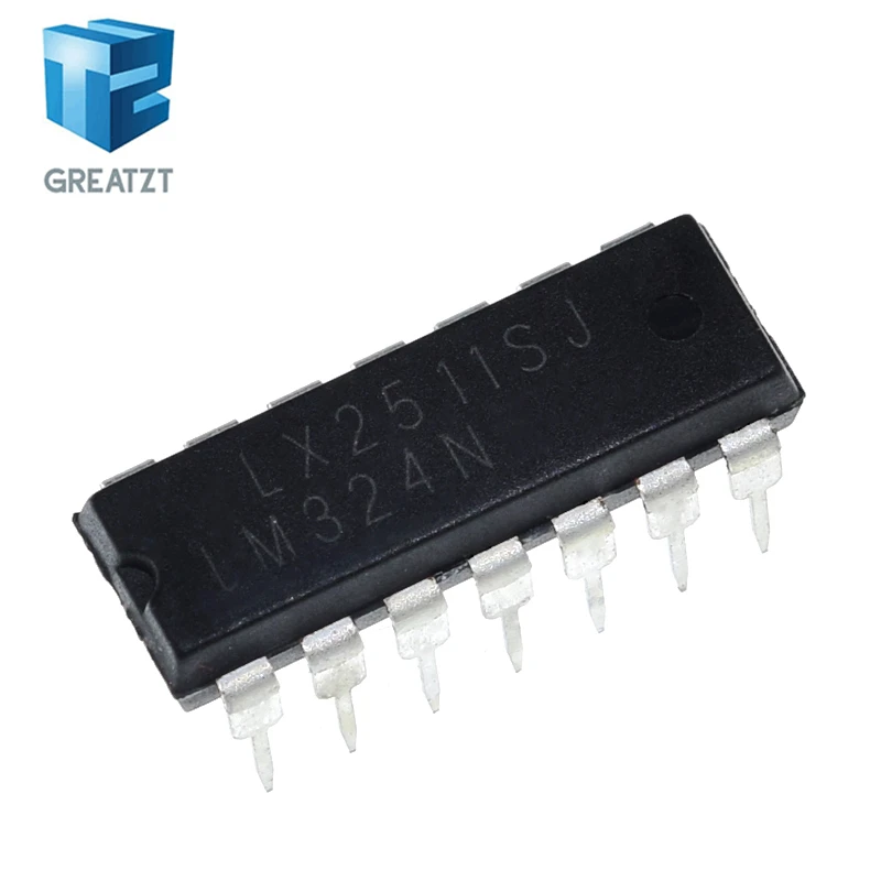 GREATZT 20 шт./лот LM324N LM324 маломощный Quad Op Amp DIP|op amp|lot lot |