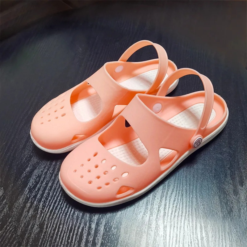 

Latex sandals women travel leisure soft flat sandals and slippers soft rubber shoes