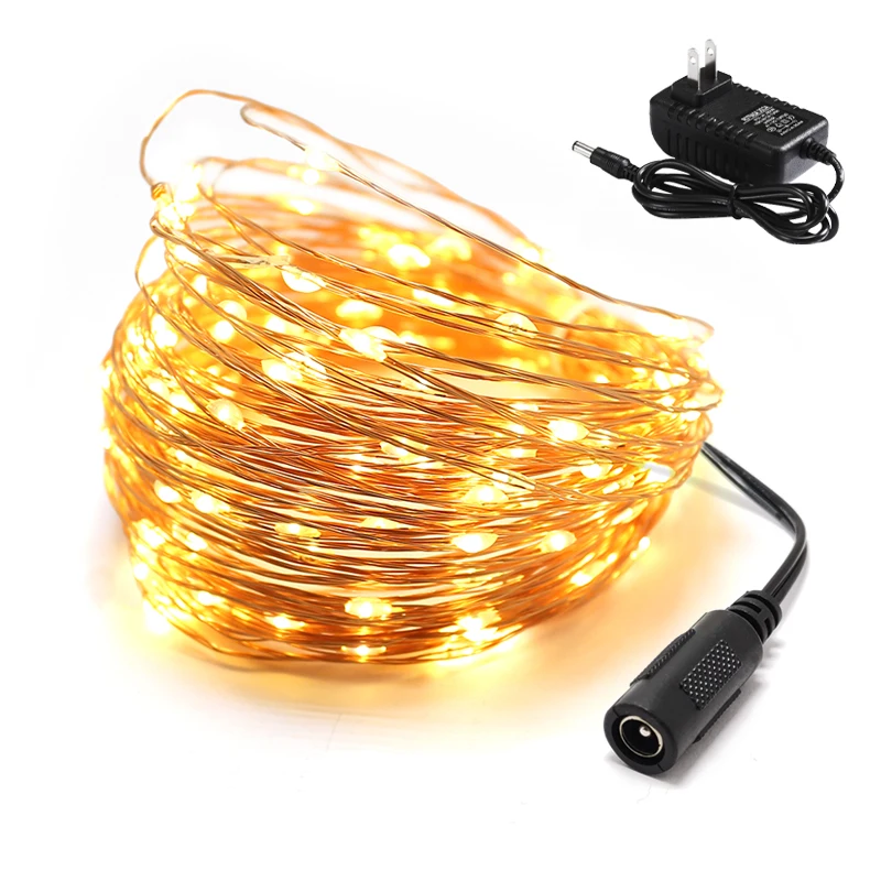 Фея светильник светодиодный s гирлянда Новый год украшения 2021 уличное дерево сад