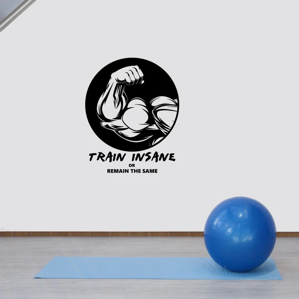

Fitness Gym Wall Decal flex Sticker Art Decor Bedroom Design Mural Vinyl Decal Mural Art Decor