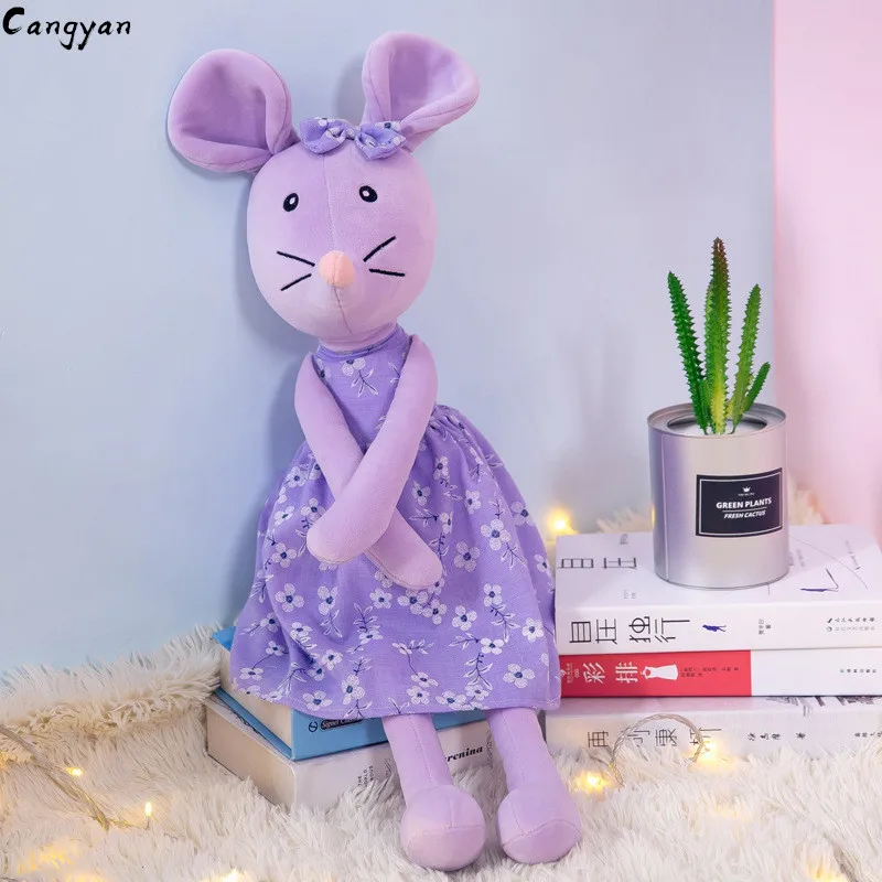 Милые длинные уши Медведь ноги мышь плюшевая игрушка кукла детский подарок