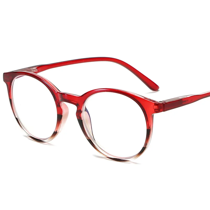 Женские очки для чтения Zerosun круглые с диоптриями защитой от сисветильник